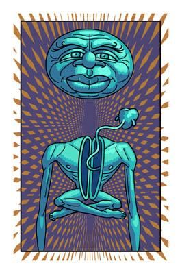 Digital Arts titled "Bhodisattva" by David Aronson, Original Art,