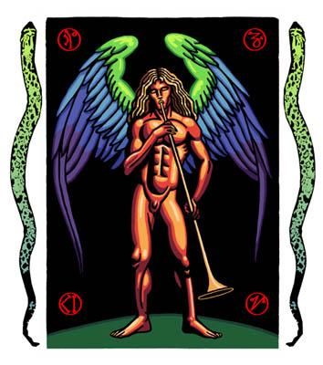 Digital Arts titled "Gabriel" by David Aronson, Original Art,