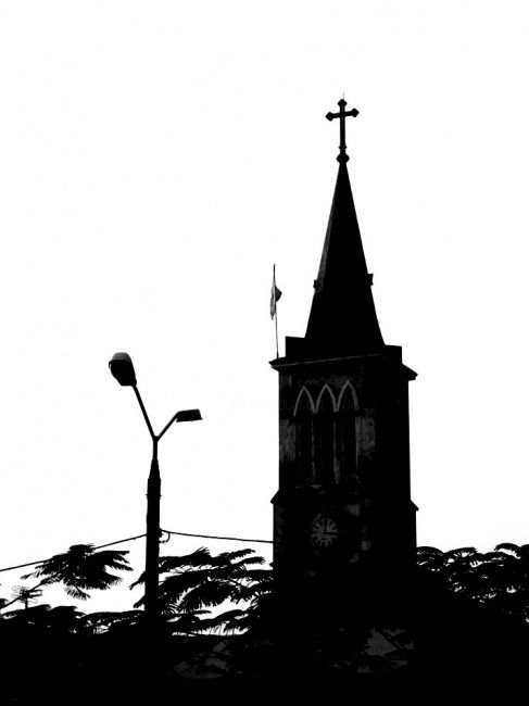 Another Church near Do Quan Bridge - Photography ©2009 by Thuy Thanh Nguyen -