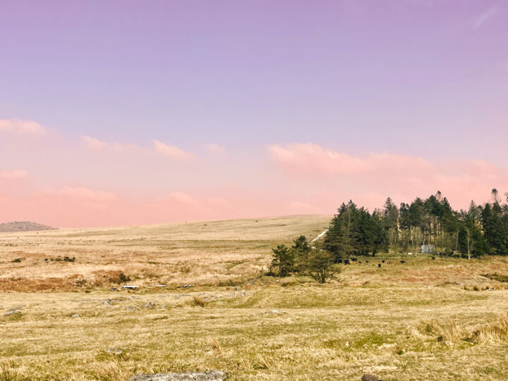 Фотография под названием "Dartmoor sunset" - Kerry Gerdes, Подлинное произведение искусства, Цифровая фотография