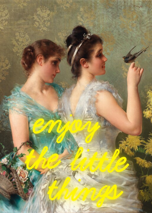 Arte digitale intitolato "Enjoy the little th…" da Kerry Pritchard, Opera d'arte originale, Pittura digitale