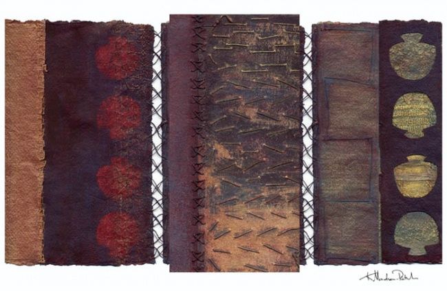 Artes digitais intitulada "Three Panel Transit…" por Kerryn Madsen-Pietsch, Obras de arte originais, Acrílico