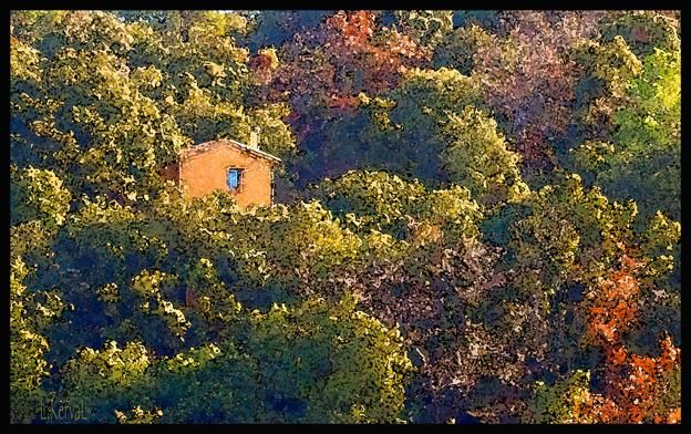 "Le cabanon de César" başlıklı Dijital Sanat L Kerval tarafından, Orijinal sanat