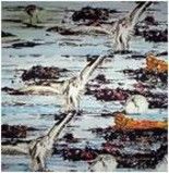 Peinture intitulée "Oiseaux" par Kerveillant, Œuvre d'art originale