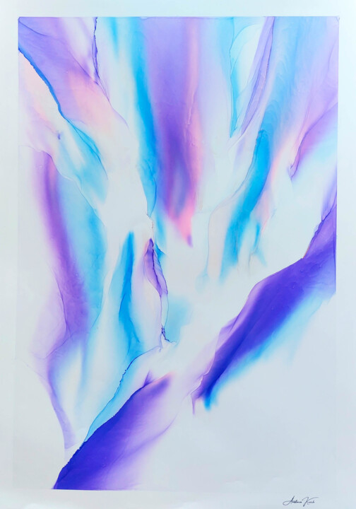 Malerei mit dem Titel "The Untamed's Whisp…" von Kevich Anastacia, Original-Kunstwerk, Tinte