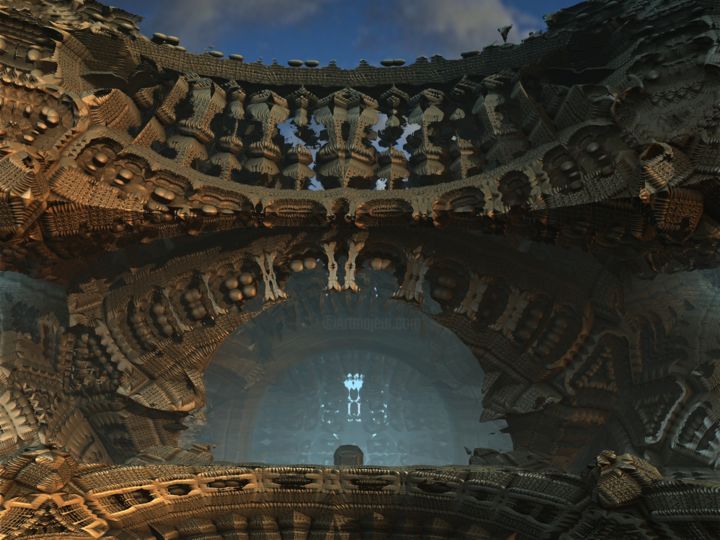 "ANCIENT RUINS" başlıklı Dijital Sanat Kevin Kemp tarafından, Orijinal sanat, 3D modelleme