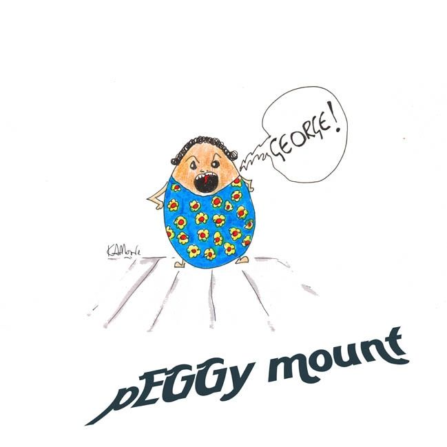 「pEGGy mount」というタイトルの絵画 Kev Mooreによって, オリジナルのアートワーク, オイル