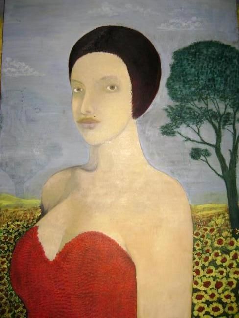 Картина под названием "woman with birthmark" - Stewa, Подлинное произведение искусства, Другой