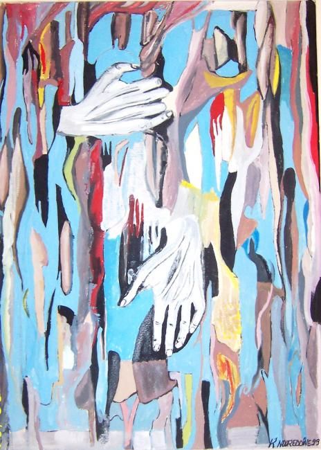 Painting titled "The Maestro" by Khalil Noureddine, Original Artwork, Acrylic