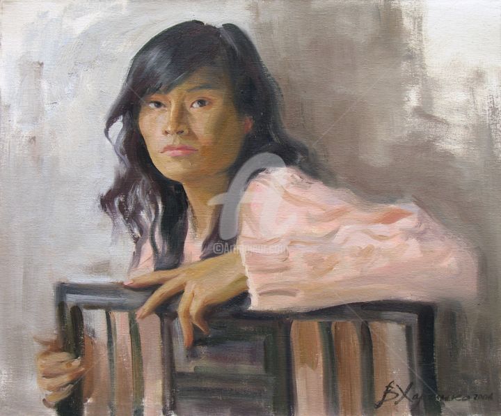 Painting titled "Li Ping" by Valeriy Kharchenko, Original Artwork, Oil