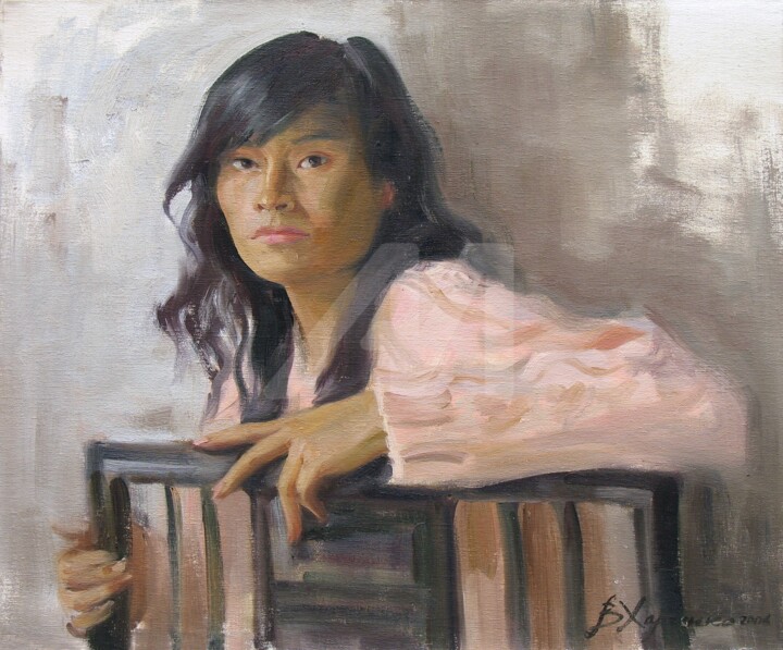 Painting titled "Li Ping" by Valeriy Kharchenko, Original Artwork, Oil