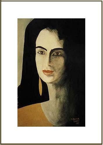 Malarstwo zatytułowany „Women Feelings 4” autorstwa Khatri Aamir, Oryginalna praca