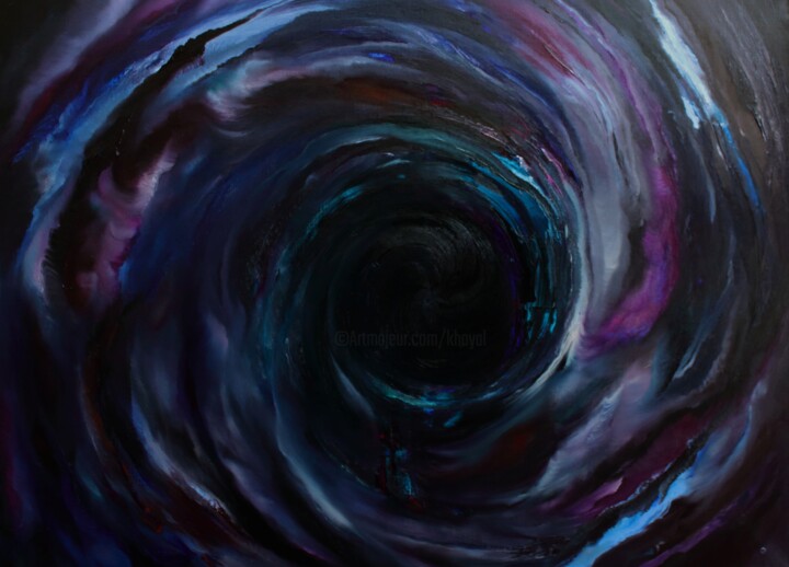 Картина под названием "Сокровенное" - Валерий Семенихин, Подлинное произведение искусства, Масло Установлен на Деревянная ра…
