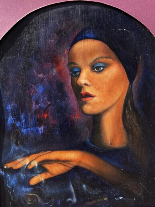 Картина под названием "Матрица*" - Валерий Семенихин, Подлинное произведение искусства, Масло