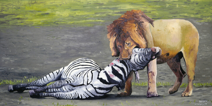 Pintura titulada "Wild" por Kheder, Obra de arte original, Oleo