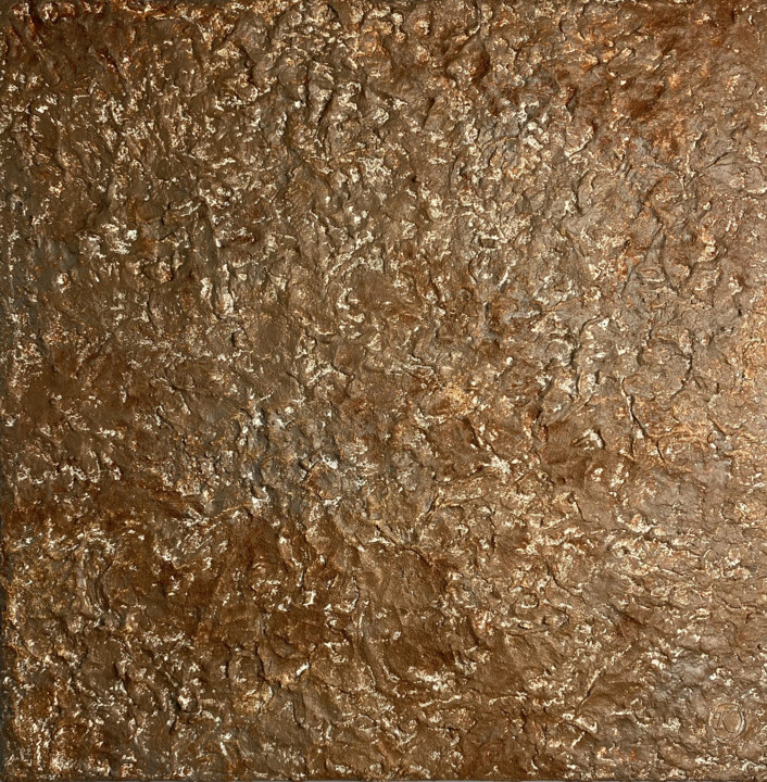 Peinture intitulée "TERRE 5/10 - COLLEC…" par Khélène, Œuvre d'art originale, Acrylique Monté sur Châssis en bois