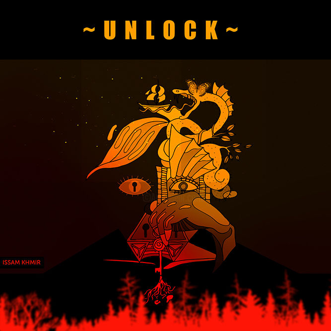 "UNLOCK" başlıklı Dijital Sanat Issam Khmir tarafından, Orijinal sanat, Dijital Resim