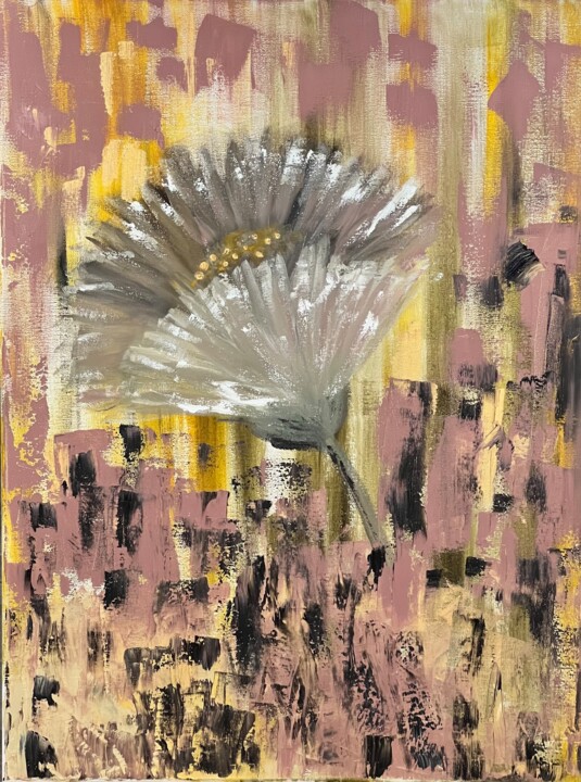 Peinture intitulée "Blooming" par Kholoud Androwis, Œuvre d'art originale, Huile