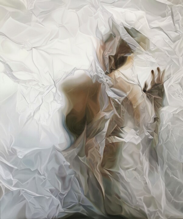 Pintura titulada "In Between I" por Kiara Peelman, Obra de arte original, Oleo Montado en Bastidor de camilla de madera