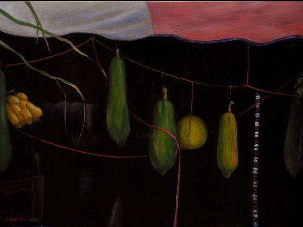 Pintura titulada "Still Life 4" por Kiattisak, Obra de arte original