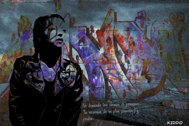 Digital Arts titled "Urban Soul" by Hélène Lallier, Original Artwork, Photo Montage