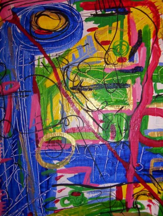 Peinture intitulée "Untitled" par Amy Krueger, Œuvre d'art originale, Huile