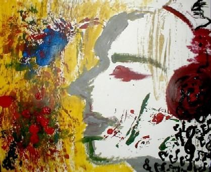 Peinture intitulée "Will" par Kiki Poppies, Œuvre d'art originale, Huile