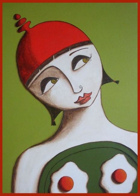 绘画 标题为“La petite bouffe..…” 由Kikilapeste, 原创艺术品, 油