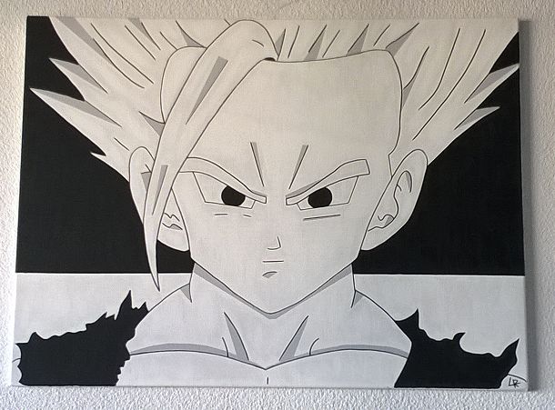 Dragon ball painting, Dragon ball super artwork, Dragon ball super art