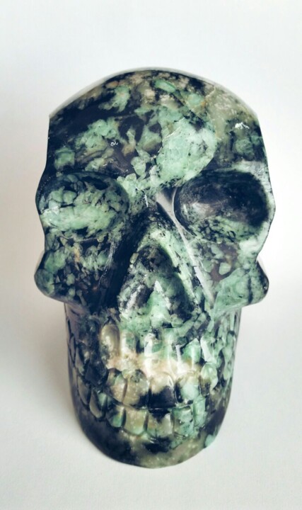 雕塑 标题为“Emerald Stone Statue” 由Kim Silva, 原创艺术品, 石