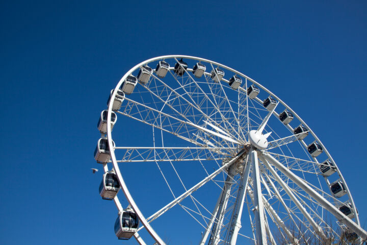 Fotografia intitulada "Ferris wheel" por Kim Stone, Obras de arte originais, Fotografia digital