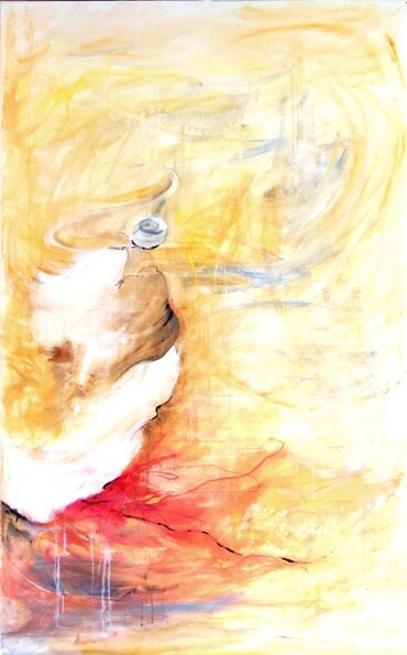 Картина под названием "Orient" - Kim Viry, Подлинное произведение искусства