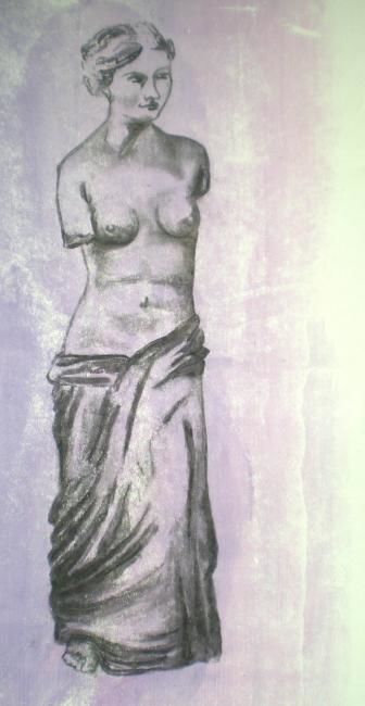 Painting titled "Venus" by Kim Mc Elhinney, Original Artwork