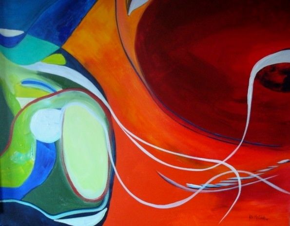 Pintura intitulada "Portal" por Kim Molinero, Obras de arte originais, Óleo