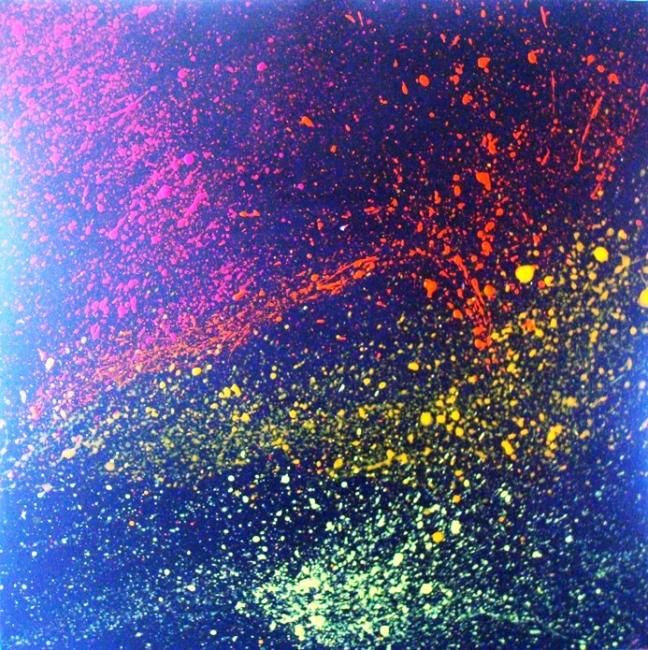 Pintura intitulada "Cosmos 3" por Kim Molinero, Obras de arte originais, Óleo