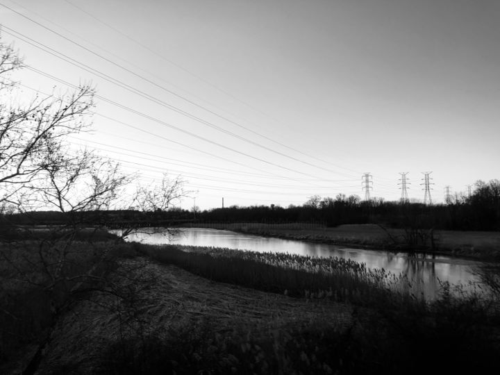 Fotografia intitulada "Back River, Baltimo…" por Llewellyn Berry, Obras de arte originais, Fotografia digital