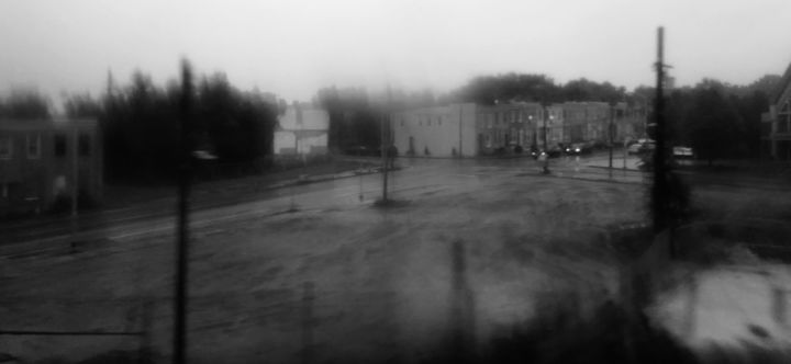 Photography titled "Rainy Day in East B…" by Llewellyn Berry, Original Artwork, Digital Photography
