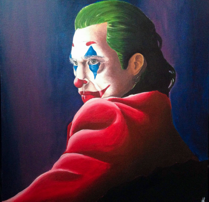 Painting titled "Joker" by Laura Gromand, Original Artwork, Acrylic