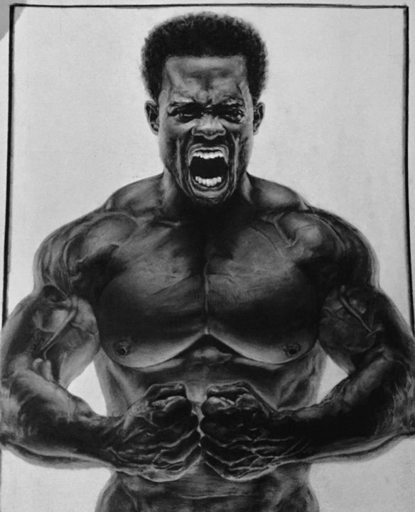 Drawing titled ""HASSLE"" by Matthew Uyi (kinglaeri), Original Art, Pencil
