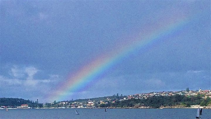 Fotografia intitolato "rainbow" da Christine Pons, Opera d'arte originale, Fotografia digitale