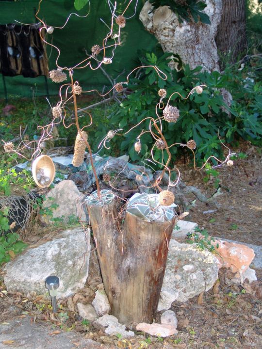 Скульптура под названием "Australodentro" - Christine Pons, Подлинное произведение искусства