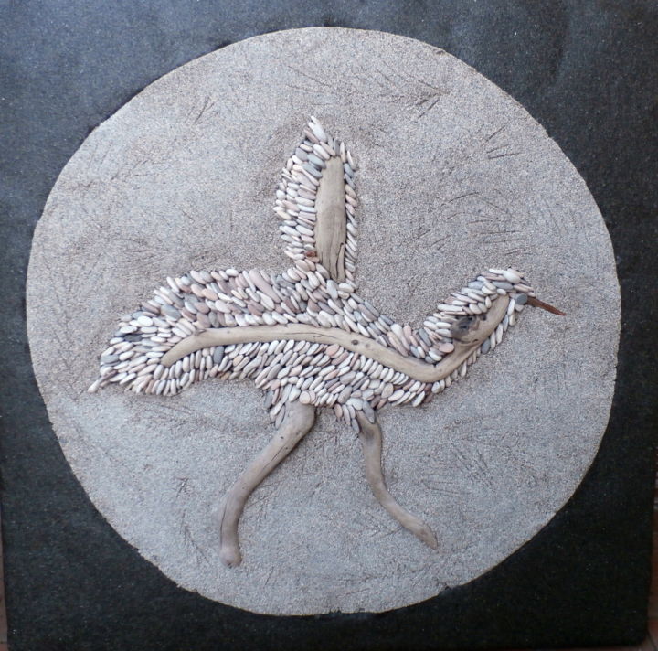 Ζωγραφική με τίτλο "fossile-de-dodo.jpg" από Kire, Αυθεντικά έργα τέχνης