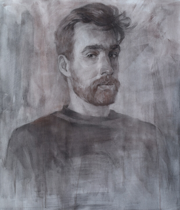 "Алексей" başlıklı Resim Кирилл Петренко tarafından, Orijinal sanat, Karakalem