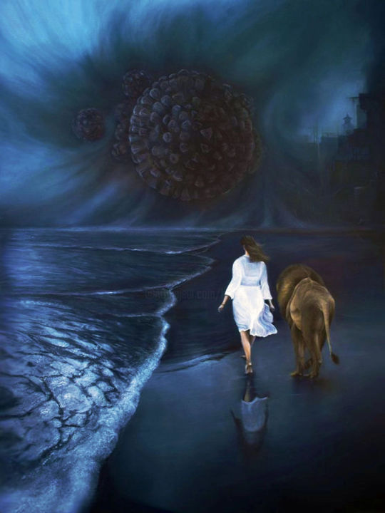Painting titled ""Prolio" Latin for…" by Kirk Shiflett, Original Art, Oil Mounted on Stretcher frame