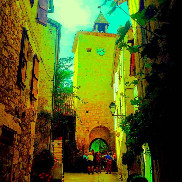 Photographie intitulée "La Porte Médiévale" par Kirlian, Œuvre d'art originale