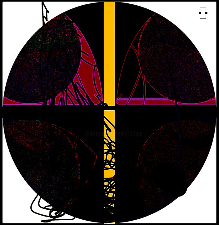 Arte digital titulada "Transe Waouh (A reg…" por Kirlian, Obra de arte original, Pintura Digital