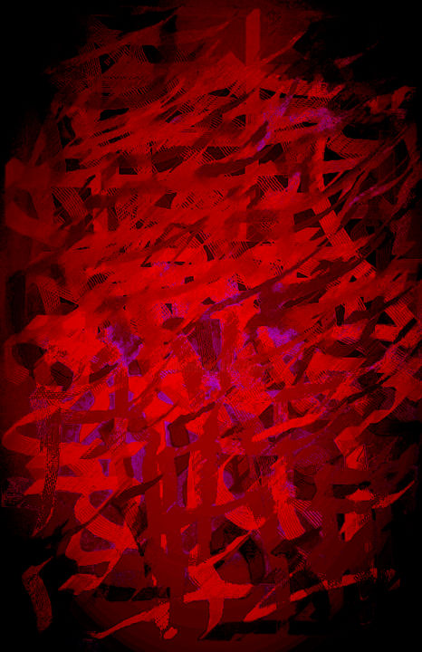 Arts numériques intitulée "Fireworks" par Kirlian, Œuvre d'art originale, Peinture numérique