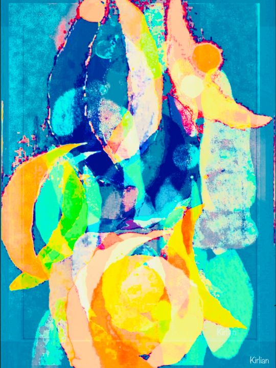 Digital Arts titled "Inner Child/Esprit…" by Kirlian, Original Artwork, 2D Digital Work