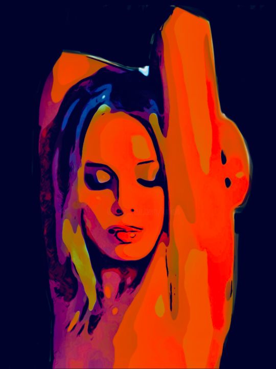 Digital Arts titled "Icon" by Kirlian, Original Art, Digital Painting