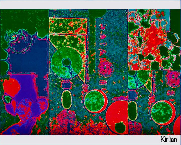 Arts numériques intitulée "Carte postale" par Kirlian, Œuvre d'art originale, Photo montage